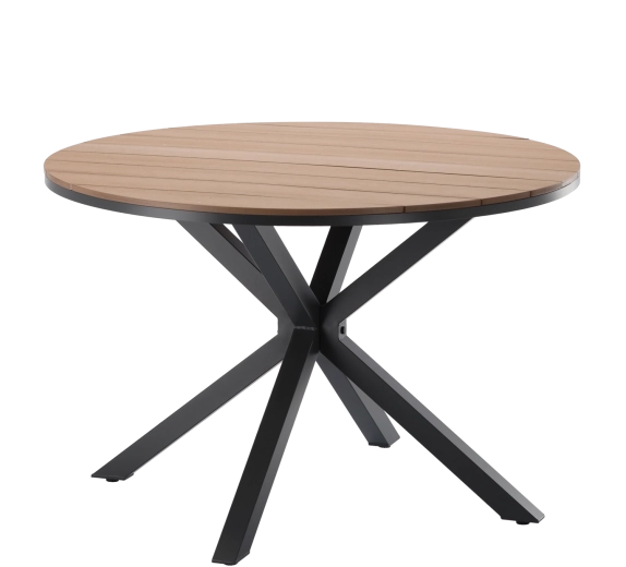 Modern design és kerek forma a közös étkezésekhez