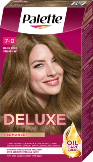 Palette Deluxe 7-0 középszőke, tartós hajfesték 50 ml
