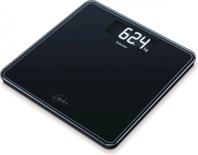 Beurer SignatureLine üveg fürdőszobai mérleg GS 400 fekete
