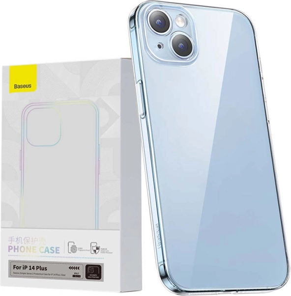 Átlátszó BASEUS Simple tok iPhone 14 Plus-hoz
