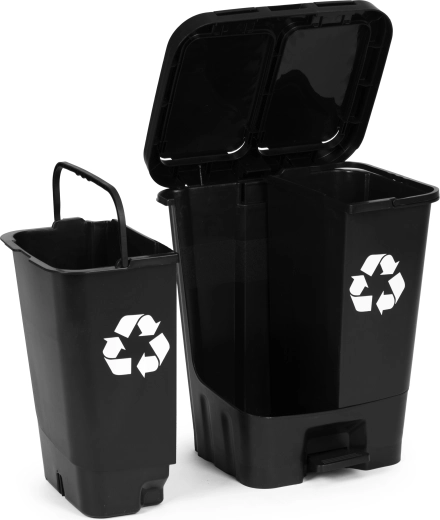 Kivehető betétek fogantyúval a gyors ürítéshez