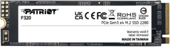 SSD meghajtó 512 GB PATRIOT P320 PCIe M.2 NVMe Gen3 x4