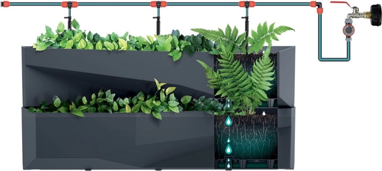 Okos átfolyós öntözés