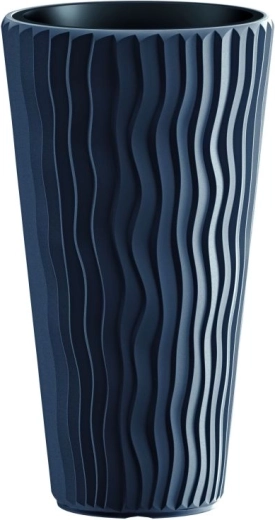 Prosperplast Sandy Slim 37 l antracit betétes virágtartó