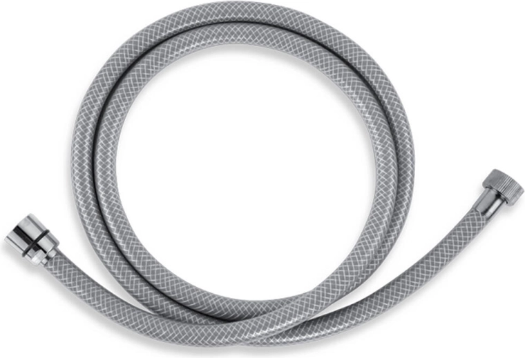 150 cm-es PVC zuhanytömlő, szürke