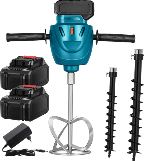 Univerzális 2 az 1-ben: keverő és földfúró