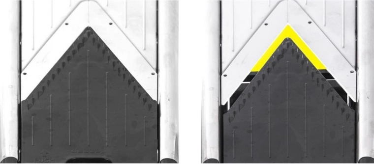 Precíz vastagságállítás 1–6 mm