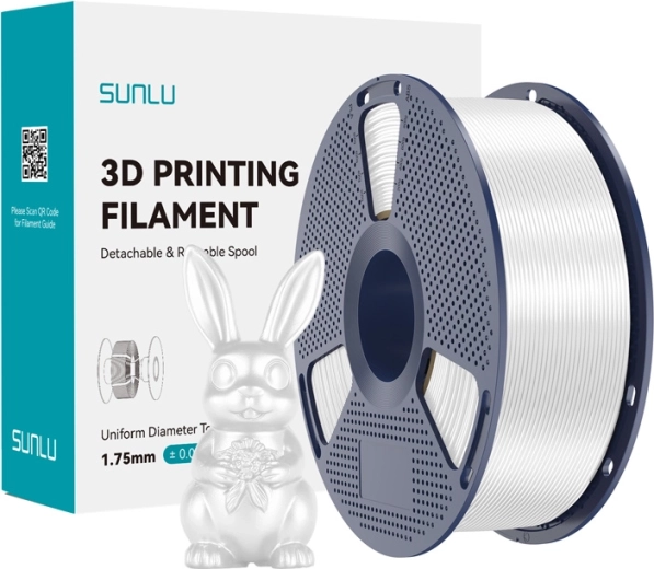 Sunlu PLA+ Silk filament fehér
