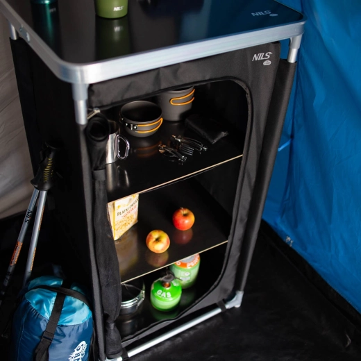 Három polc és felső lap a maximális rendezettségért