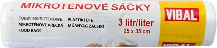 Mikroten zacskók 25 × 35 cm, 50 db