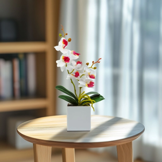 Mű dekoratív orchidea, 37 cm – 1 darab