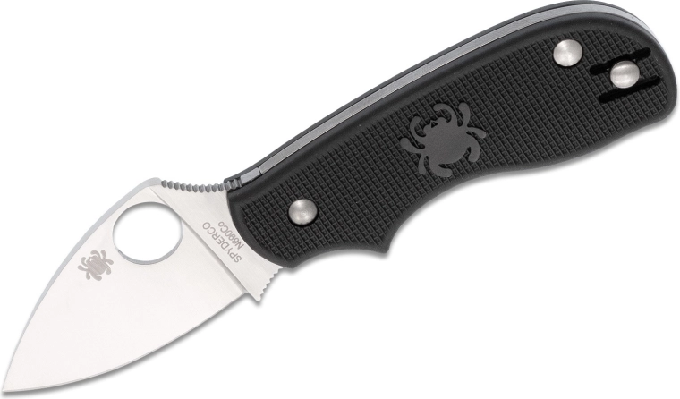 Spyderco Squeak Lightweight zsebkés, összecsukható 5,1 cm, fekete FRN