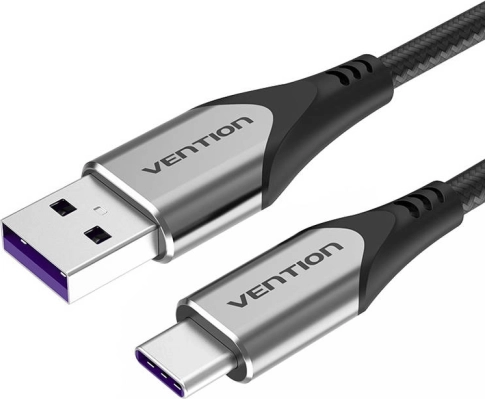 USB-C–USB 2.0 kábel Vention COFHG FC 5A 1,5 m (szürke)