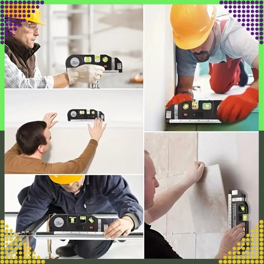 3 libella vízszinteshez, függőlegeshez és 45°-hoz