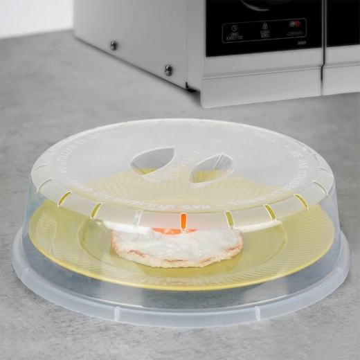 Tiszta mikrohullámú sütő fröccsenések nélkül