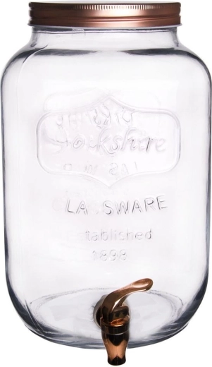 Nagy, 8,8 l-es űrtartalom partikra és családi ünnepekre