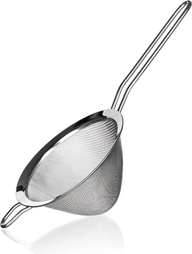 Rozsdamentes kúpos szűrő 16 cm AKCENT