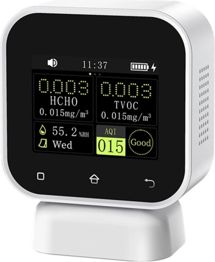 FNIRSI SFD-02 4 az 1-ben beltéri levegőminőség-monitor formaldehid-érzékeléssel