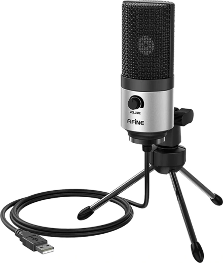 Fifine K669BS ezüst USB kondenzátormikrofon