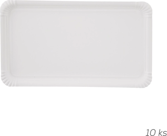 Eldobható papírtálcák 33 × 19 cm, 10 db