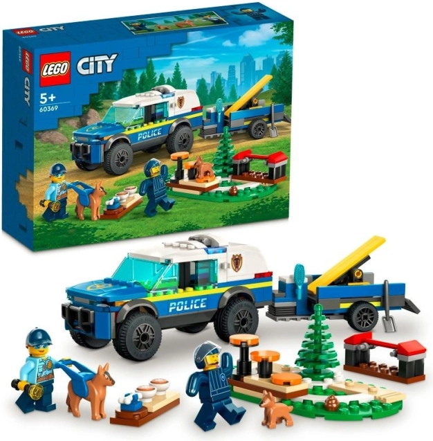 LEGO City K9 rendőrkutyák terepi kiképzése
