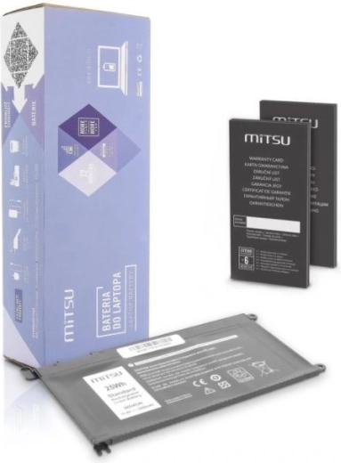 MITSU akkumulátor Dell Vostro 14 és Inspiron 15 laptopokhoz, 2200 mAh, 25 Wh, 11,4 V