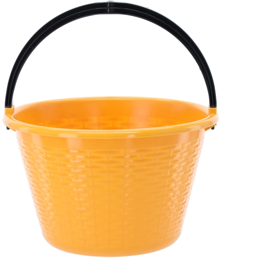 Műanyag kerek vödör 15 l erős fogantyúval
