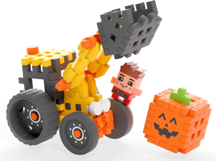 Mozgatható kar és nagy kerekek