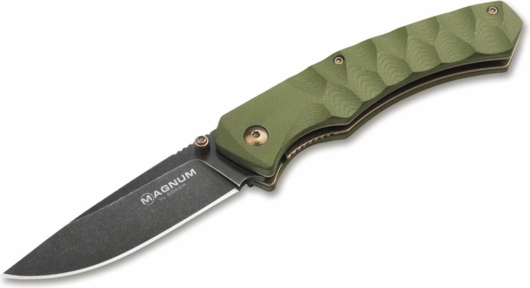Magnum Iguanodon zsebkés 8 cm, stonewash, zöld G10