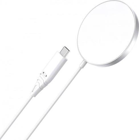 Choetech 15 W mágneses vezeték nélküli töltő fehér