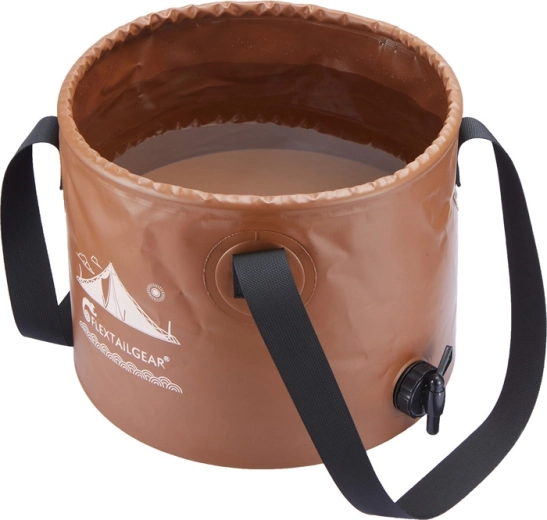 Összecsukható Flextail Flex Bucket 20 l vödör, barna