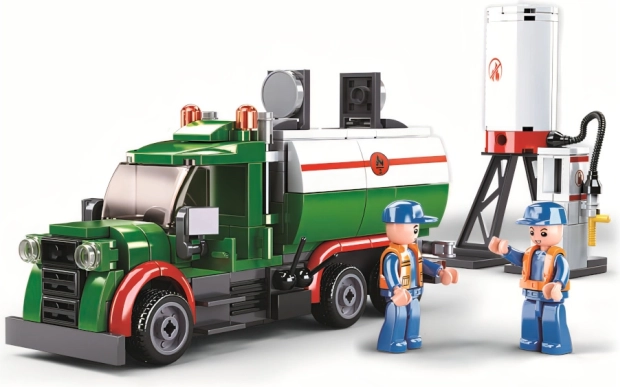 Sluban Város Tartálykocsi Építőkészlet