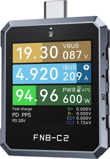 FNIRSI FNB-C2 USB teszter
