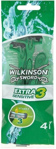 Wilkinson Extra 3 Sensitive eldobható borotva (4 db)