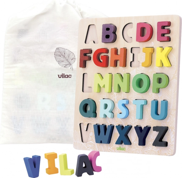 Beillesztős ábécé kirakó