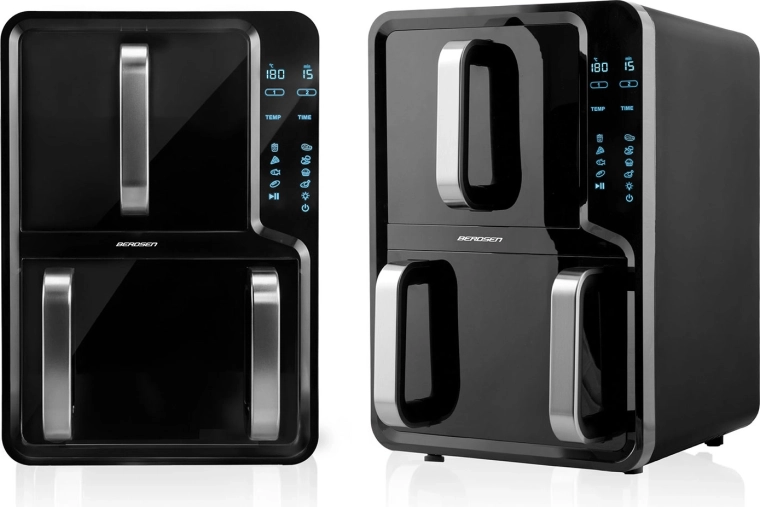 Két független rekesz több ételhez egyszerre