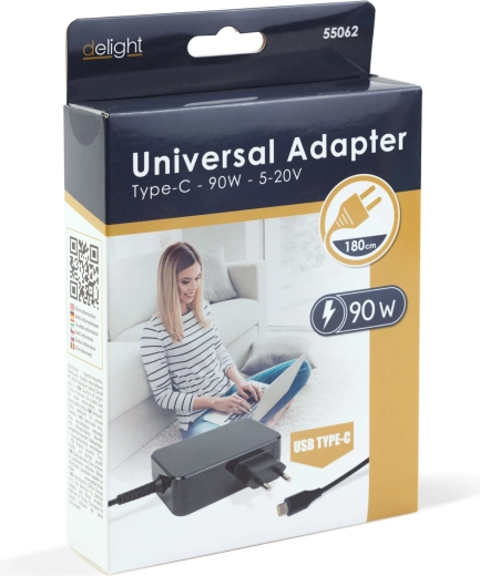 90 W teljesítmény USB-C-eszközökhöz