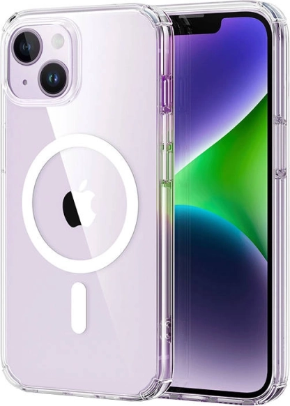 Pouzdro ESR Krystec áttetsző iPhone 14 Plus-hoz MagSafe-szel