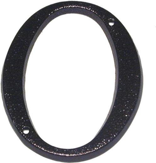 Házzám 0 barna, cinkötvözet, magasság 117 mm