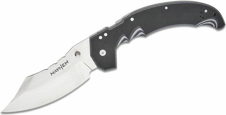 Cold Steel Mayhem Black nagy zsebkés, zárható 15,2 cm G10