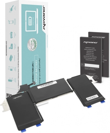 Movano A1965 akkumulátor Apple MacBook Air 13-hoz (A1932, A2179) 4379 mAh