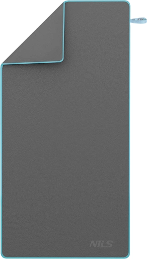 NILS NCR13 mikroszálas törölköző sötétszürke/kék