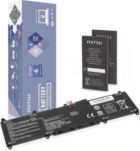 MITSU akkumulátor ASUS VivoBook S13-hoz (C31N1806) 11,4 V 3600 mAh 41 Wh