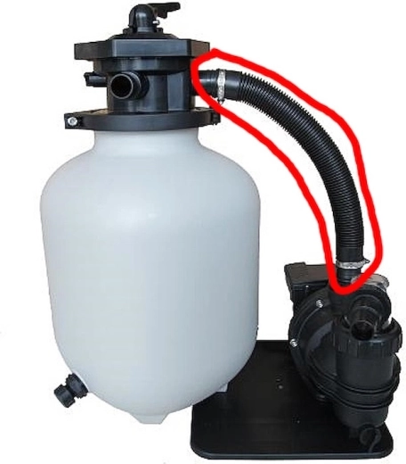 Összekötő tömlő a ProfiStar 6 szűrőberendezéshez (48 cm)
