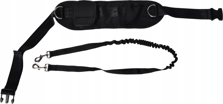 Rugalmas bungee póráz csillapítja a húzást