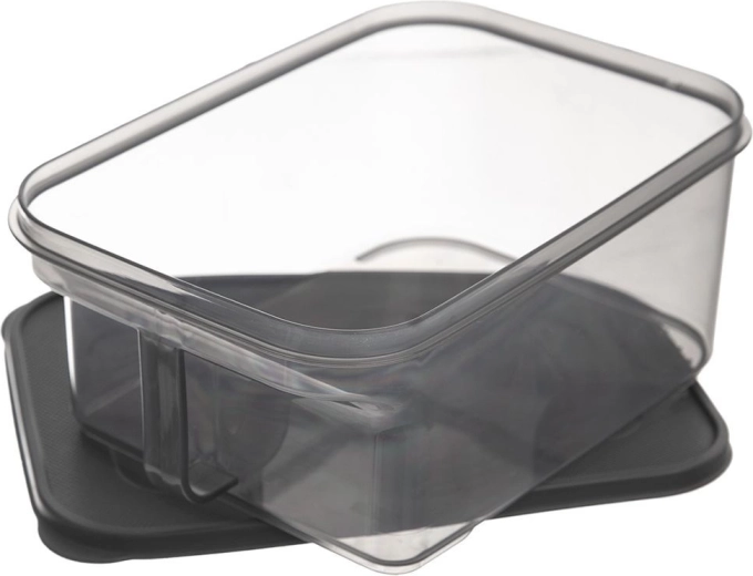 Átlátszó falak és elegáns szürke dizájn