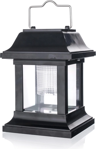 Napelemes lámpa 1 LED fekete