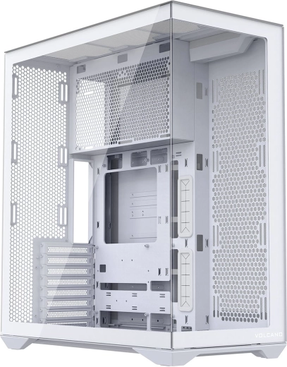 Modecom Volcano Space XL fehér full tower PC ház edzett üveggel