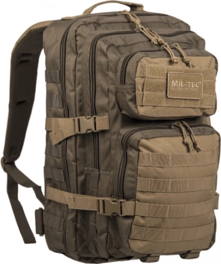 Mil-Tec US Assault Pack Ranger Large taktikai hátizsák 36 l olive/coyote