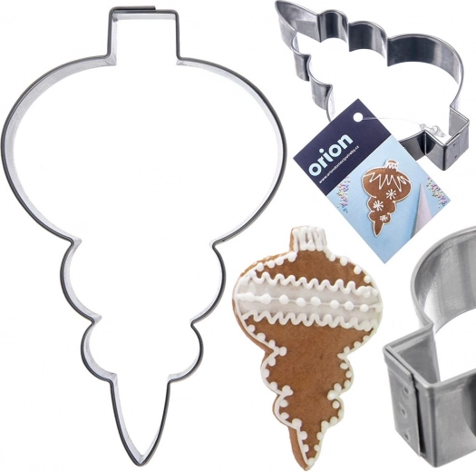 Karácsonyi motívum, amely kiemelkedik süteményen és mézeskalácson is